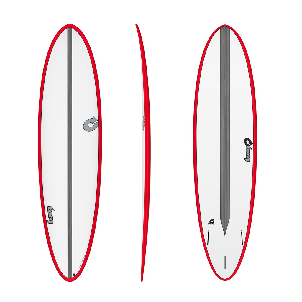 Torq - ModFun 7'2 - TET - White + Carbon strip + Rail spray