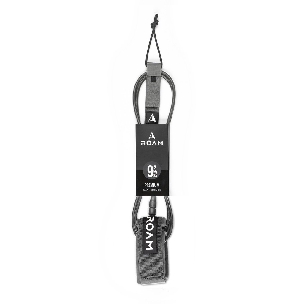 ROAM - Premium Calf Leash 9' - Gray