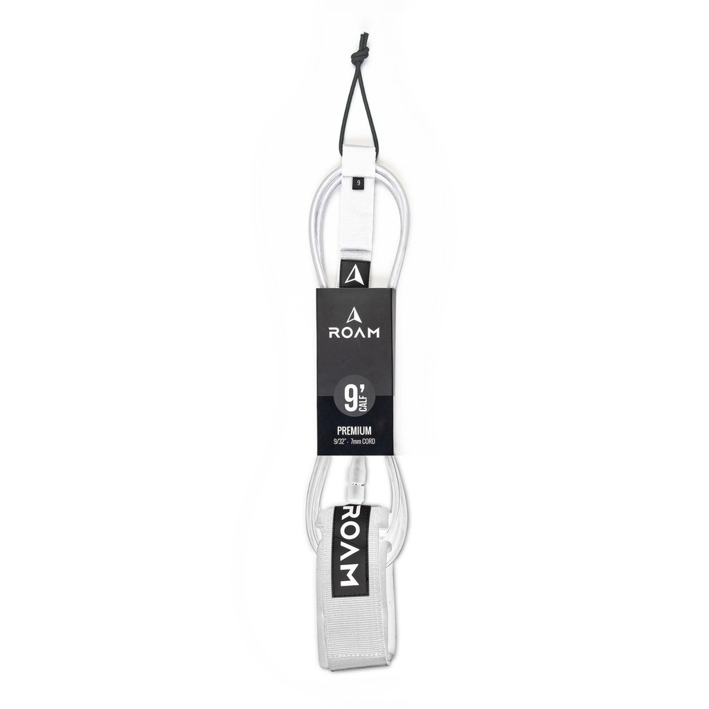 ROAM - Premium Calf Leash 9' - White