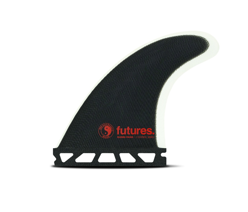 Futures - Glenn Pang Thruster (L) - Fiberglass - Black/White