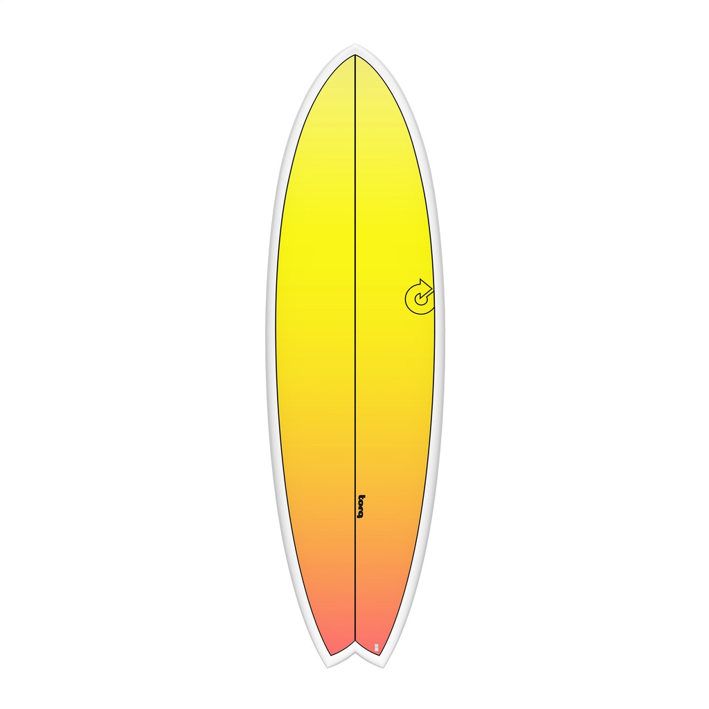 Torq - ModFish 5'11 - TET - yellow - orange fade 