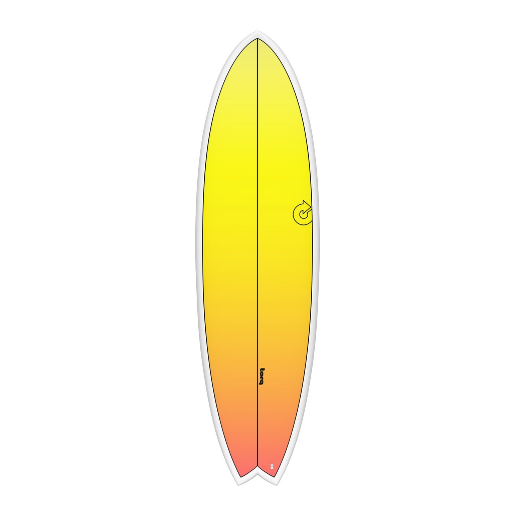 Torq - ModFish 6'3 - TET - yellow - orange fade 
