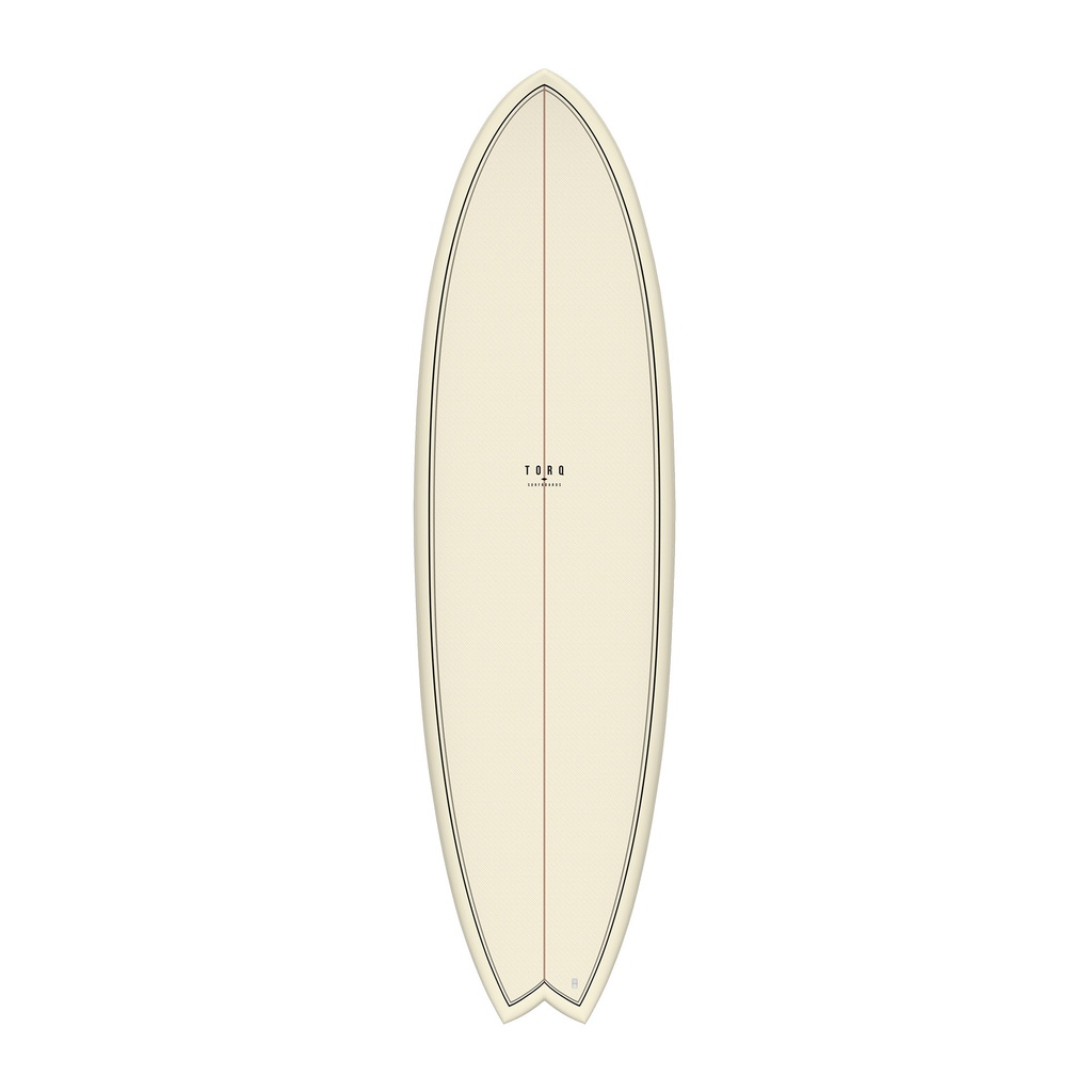 Torq - ModFish 6'3 - TET - cream + pattern