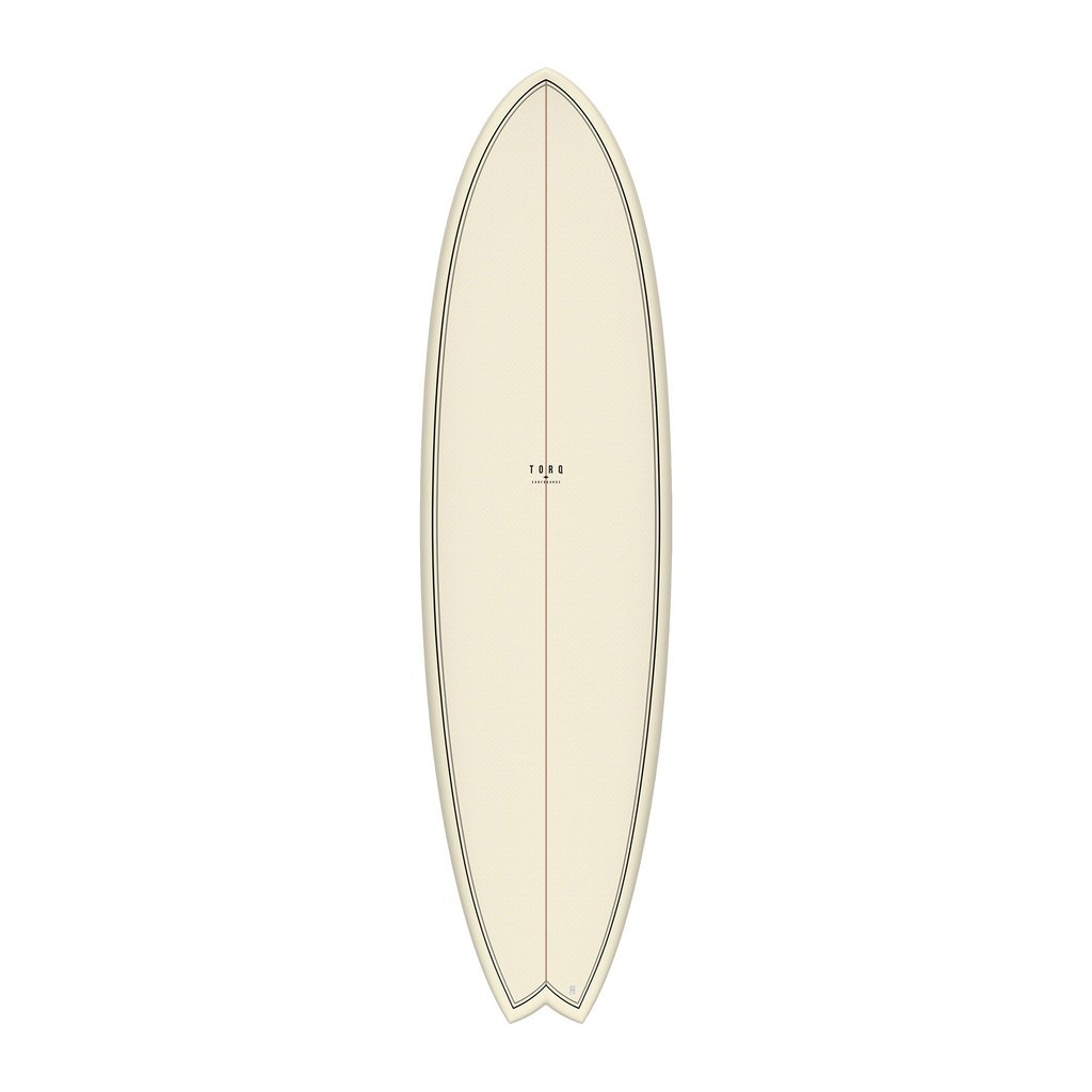 Torq - ModFish 7'2 - TET - cream + pattern