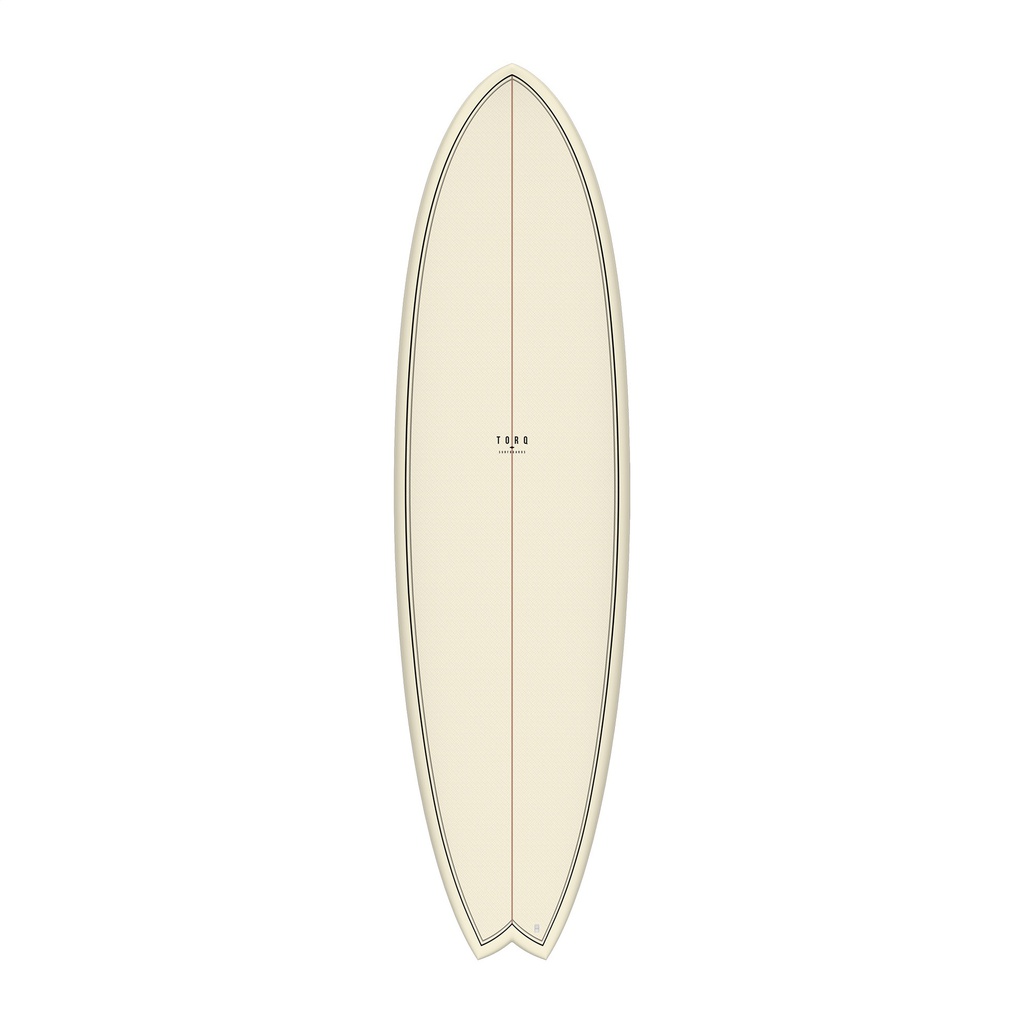 Torq - ModFish 7'2 - TET - cream + pattern