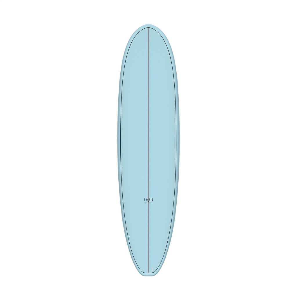 Torq - V+ Funboard 7'4 - TET - blue + pattern