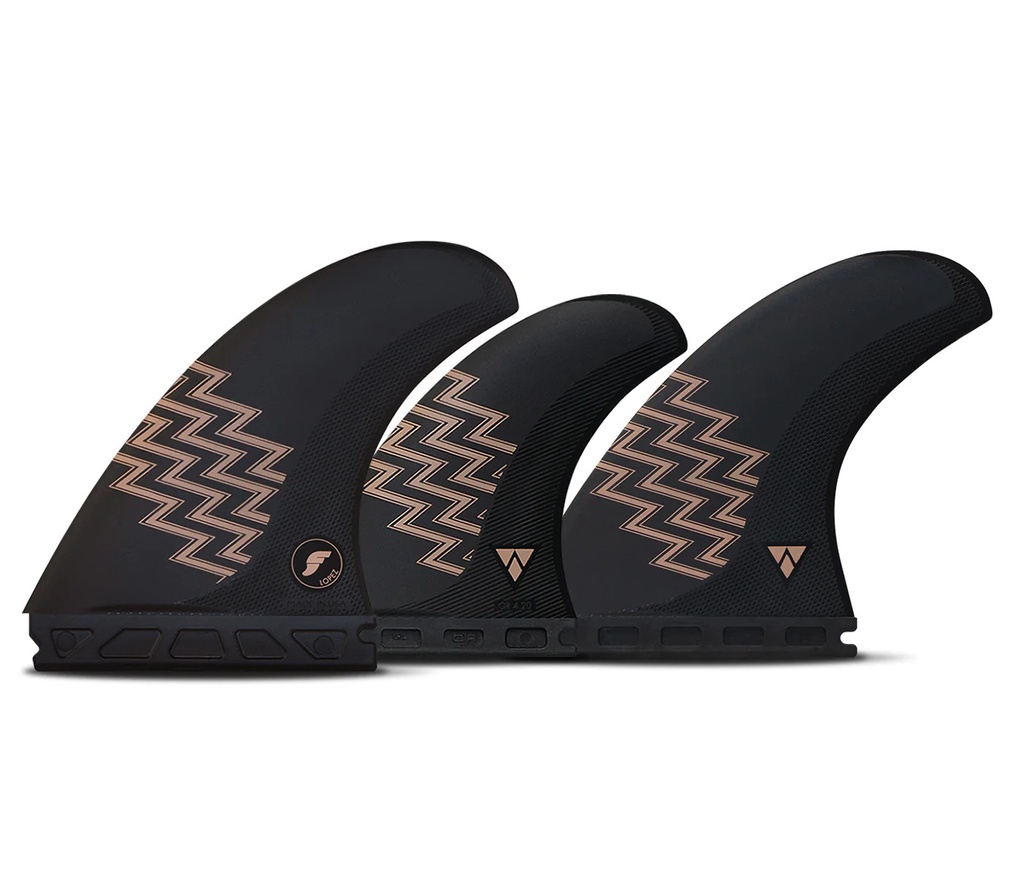 Futures - Gerry Lopez 5-Fin (L) - Alpha (NetPlus)  - Carbon/Sand