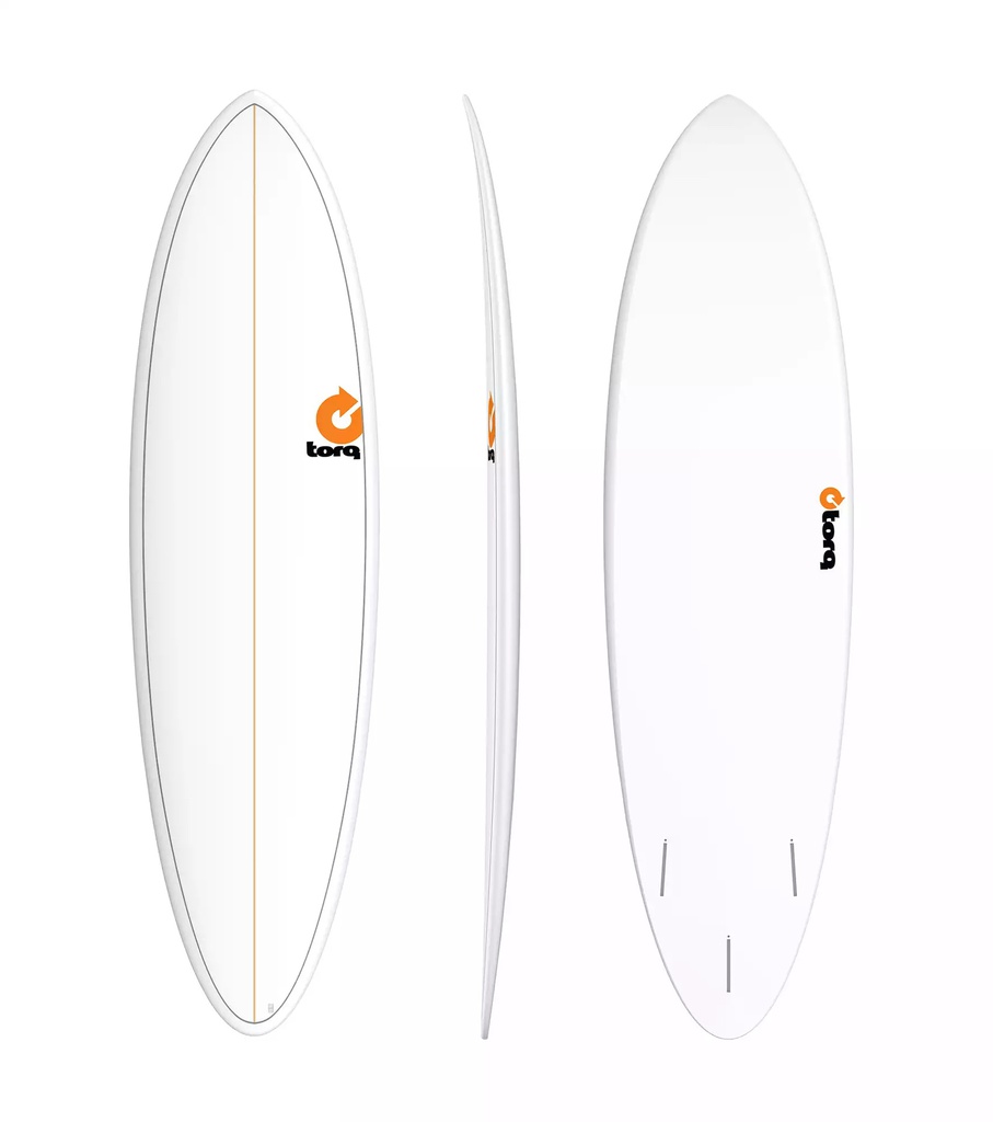 Torq - ModFun 7'6 - TET - White + Pinline