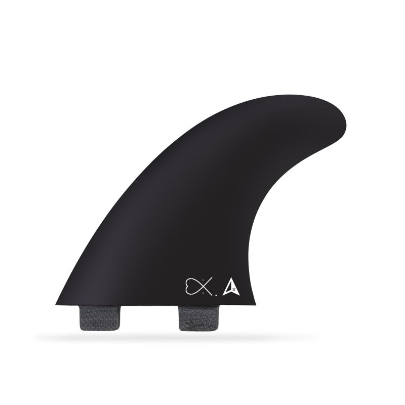 ROAM - Side Bites Fin Set - Edouard Delpero Pro - Double Tab FCS - Black