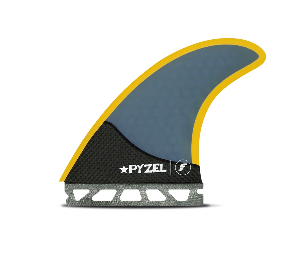 Futures - Pyzel Thruster (L) - Honeycomb - Yellow/Grey