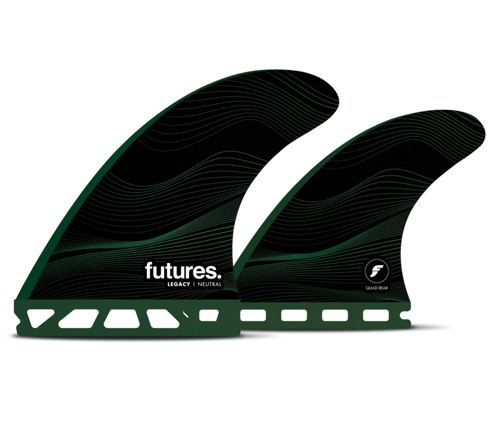 Futures - F8 Legacy Quad (L) - Honeycomb - Green