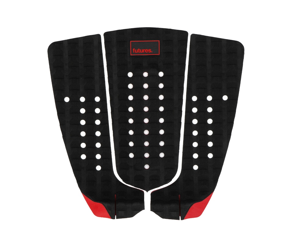 Futures - Jordy Signature Traction - 3-Piece - Black/Red