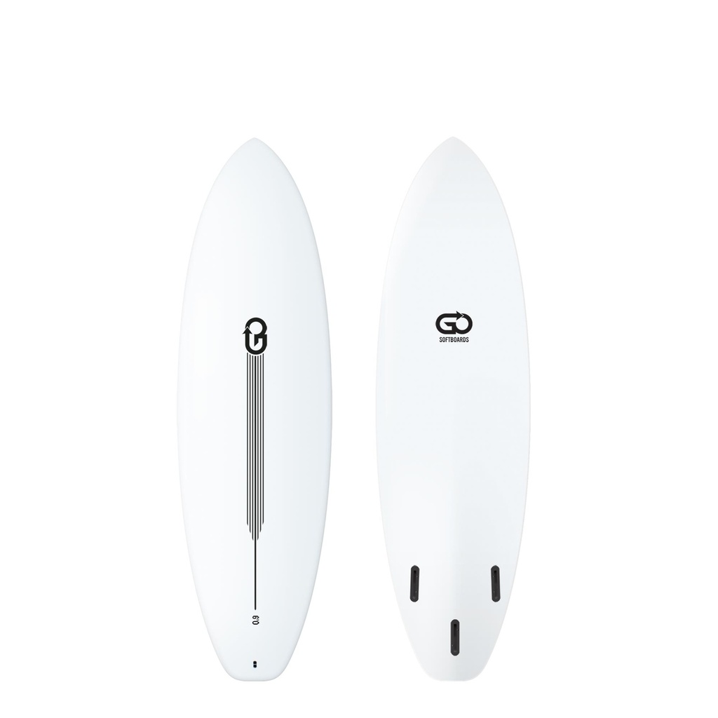 GO Softboards - Surf Range 6'0 - White 