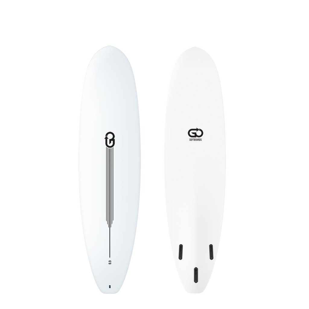 GO Softboards - Surf Range 6'8 - White 