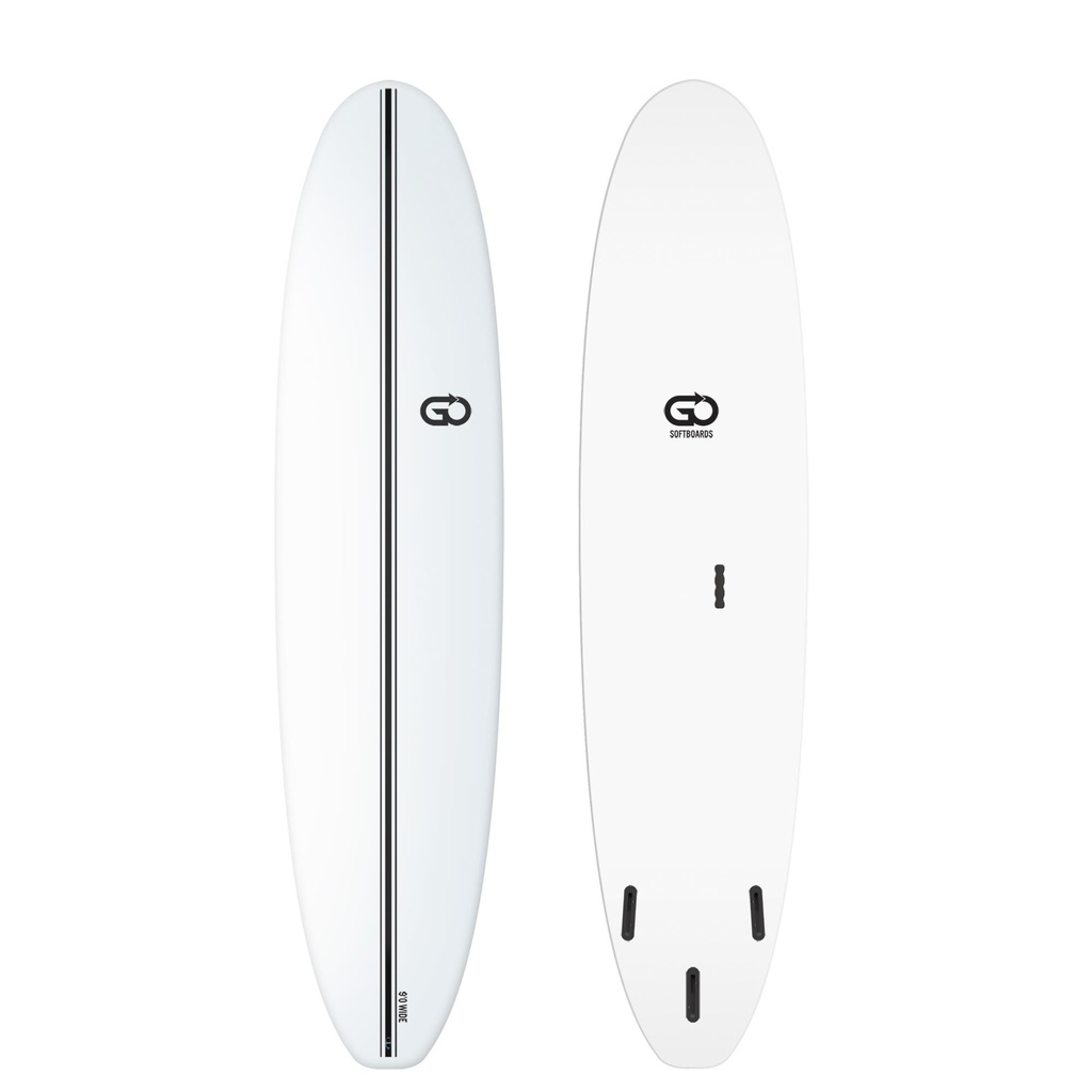 GO Softboards - Surf Wide Range 9'0 - White 