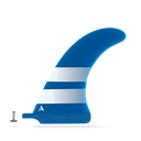 ROAM - Longboard Fin 7" - Blue