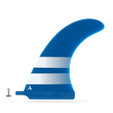 ROAM - Longboard Fin 8" - Blue