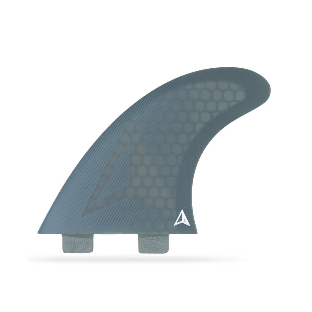ROAM - All Round Thruster Fin Set Dual Tab (L) - Smoke