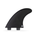 ROAM - All Round Thruster Fin Set Dual Tab (M) - Black