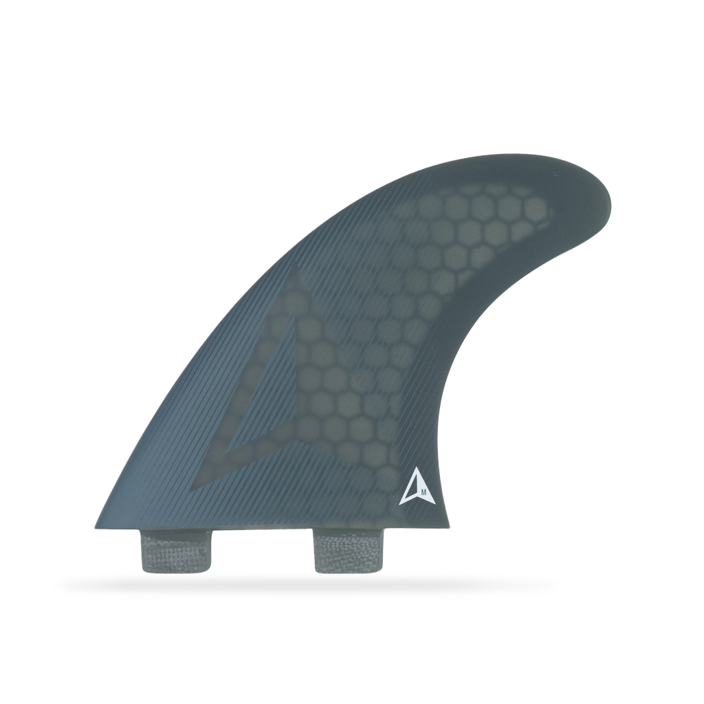 ROAM - All Round Thruster Fin Set Dual Tab (M) - Smoke