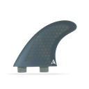 ROAM - All Round Thruster Fin Set Dual Tab (S) - Smoke