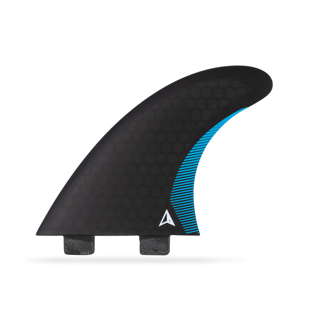 ROAM - Performance Thruster Fin Set Dual Tab (L) - Black