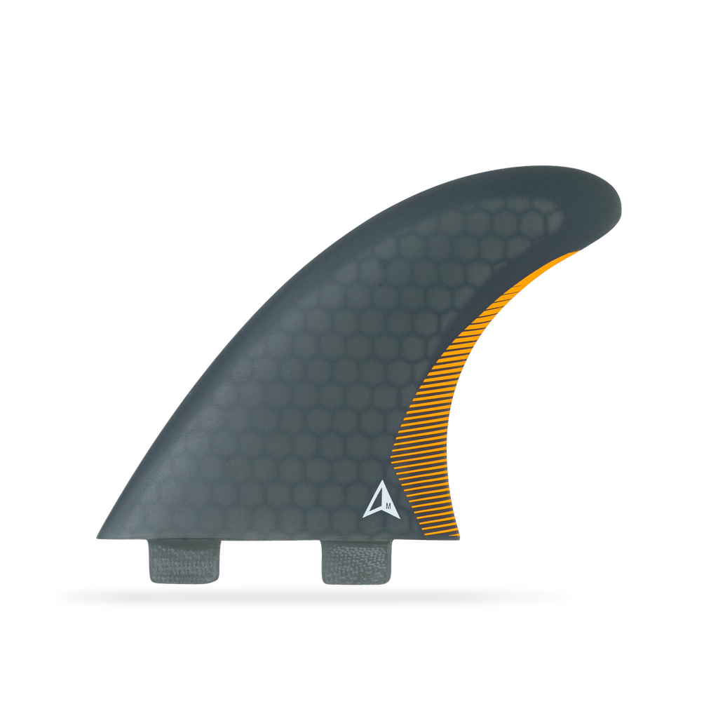 ROAM - Performance Thruster Fin Set Dual Tab (M) - Smoke