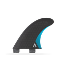 ROAM - Quad Rear Fin Set Dual Tab (M) - Black