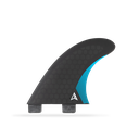 ROAM - Quad Rear Fin Set Dual Tab (M) - Black
