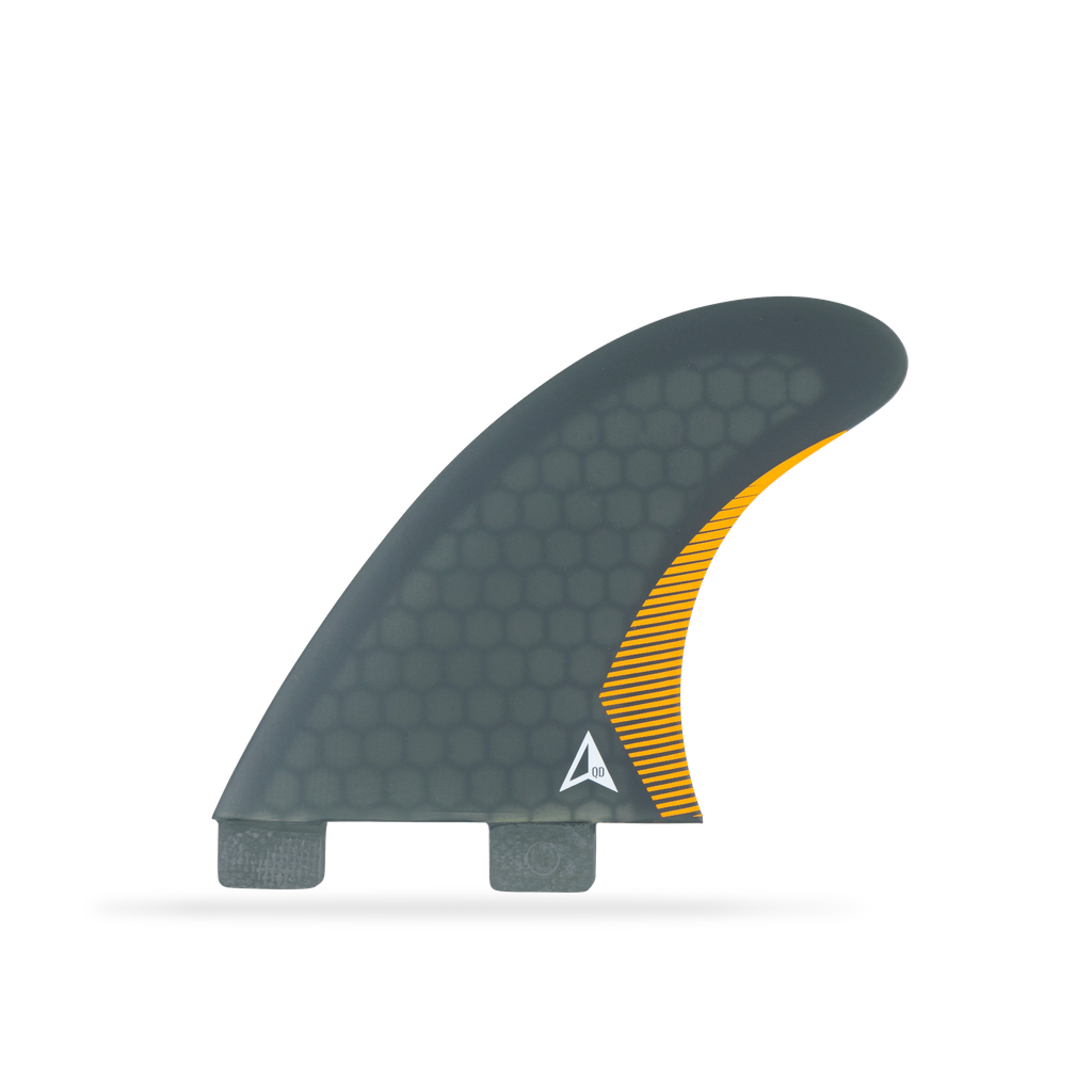 ROAM - Quad Rear Fin Set Dual Tab (M) - Smoke