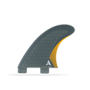 ROAM - Quad Rear Fin Set Dual Tab (M) - Smoke