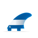 ROAM - Side Bites Fin Set Dual Tab (M) - Blue