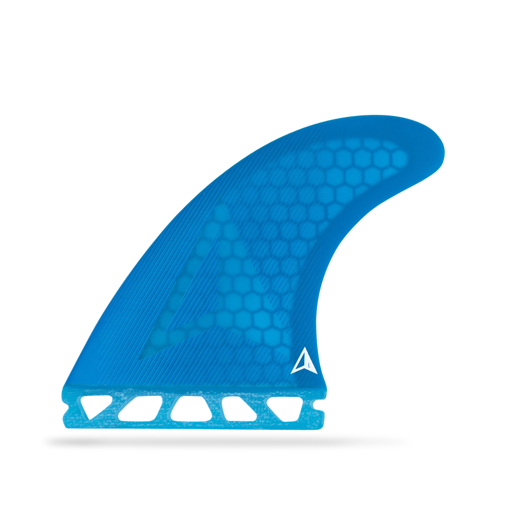 ROAM - All Round Thruster Fin Set Single Tab (L) - Blue