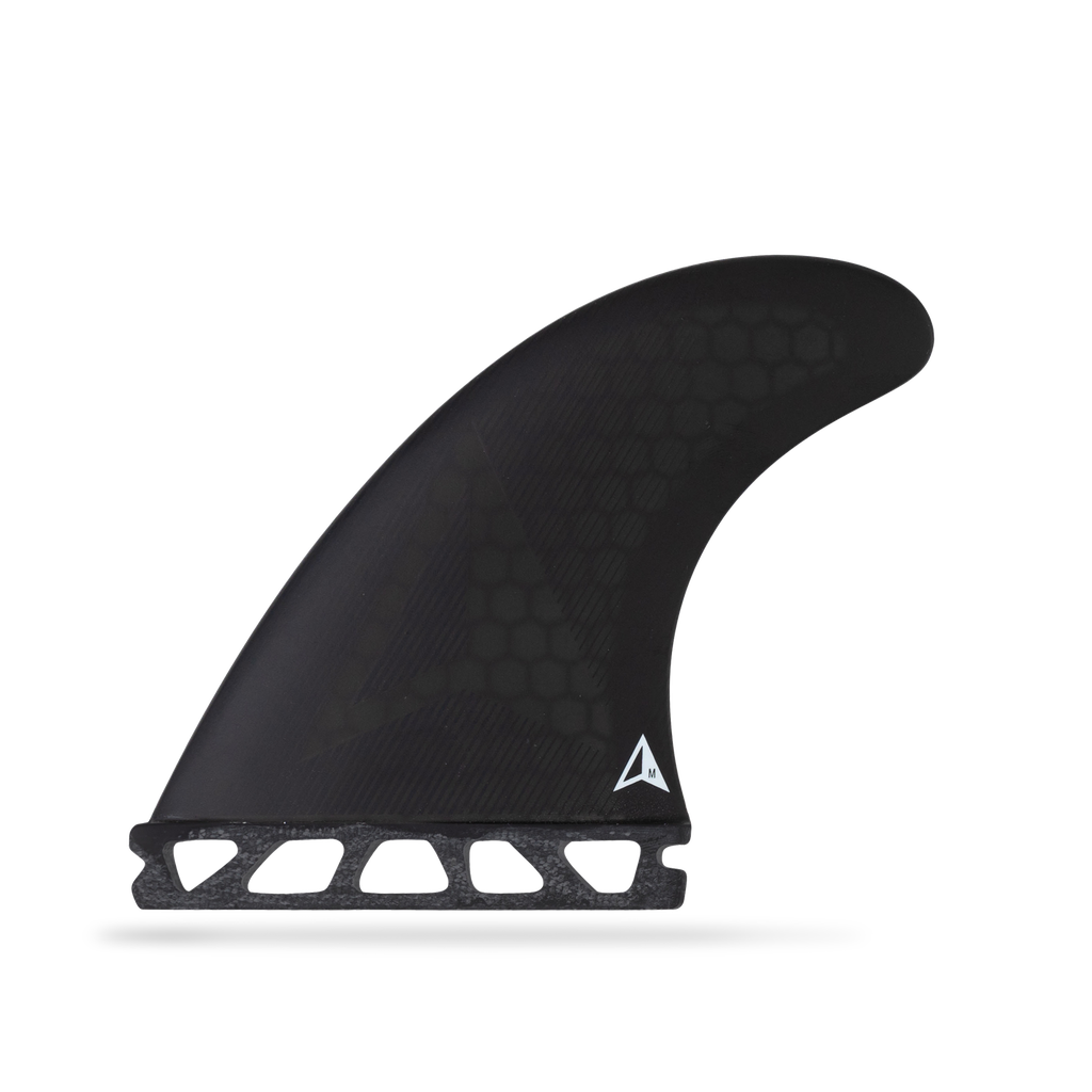 ROAM - All Round Thruster Fin Set Single Tab (M) - Black