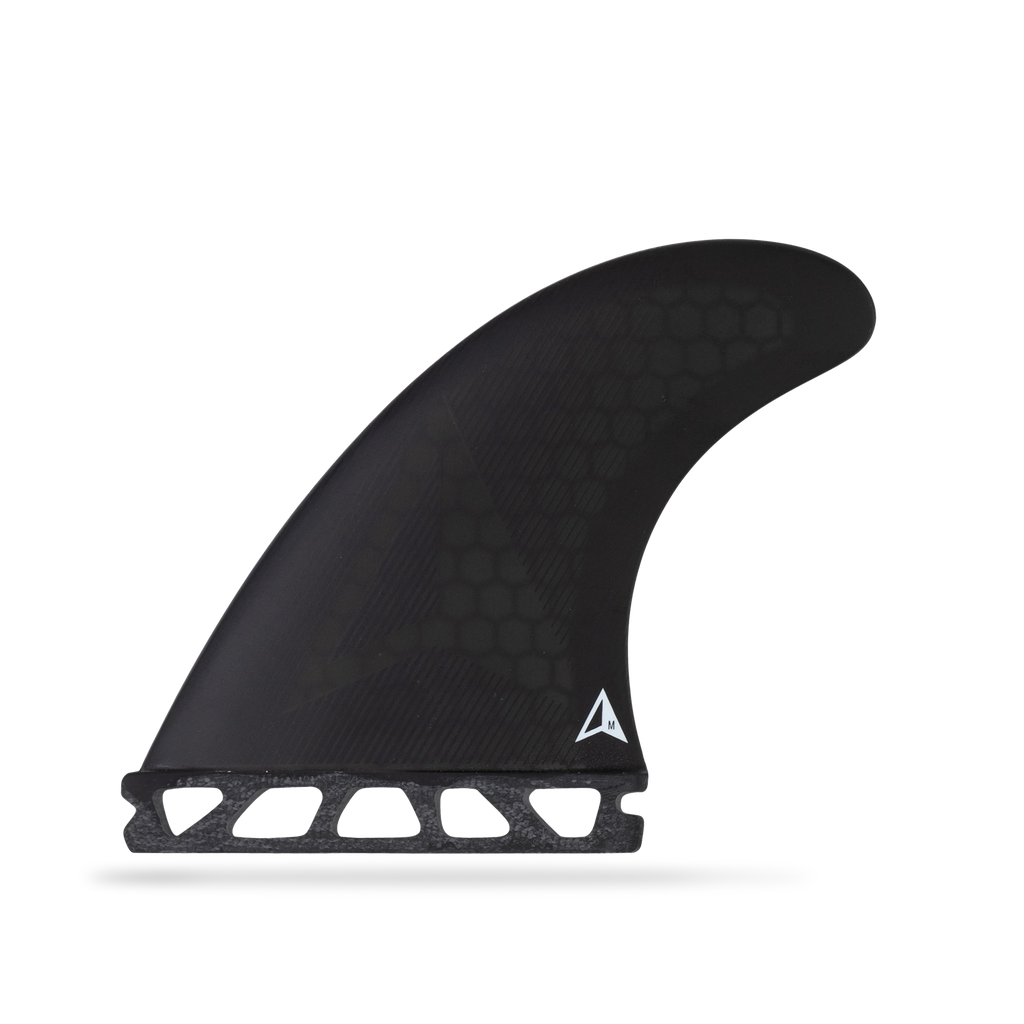 ROAM - All Round Thruster Fin Set Single Tab (M) - Black