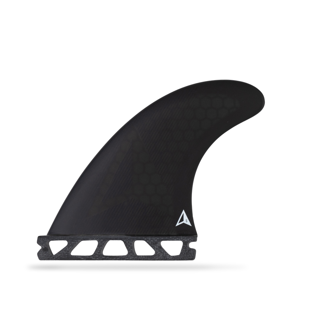 ROAM - All Round Thruster Fin Set Single Tab (S) - Black 