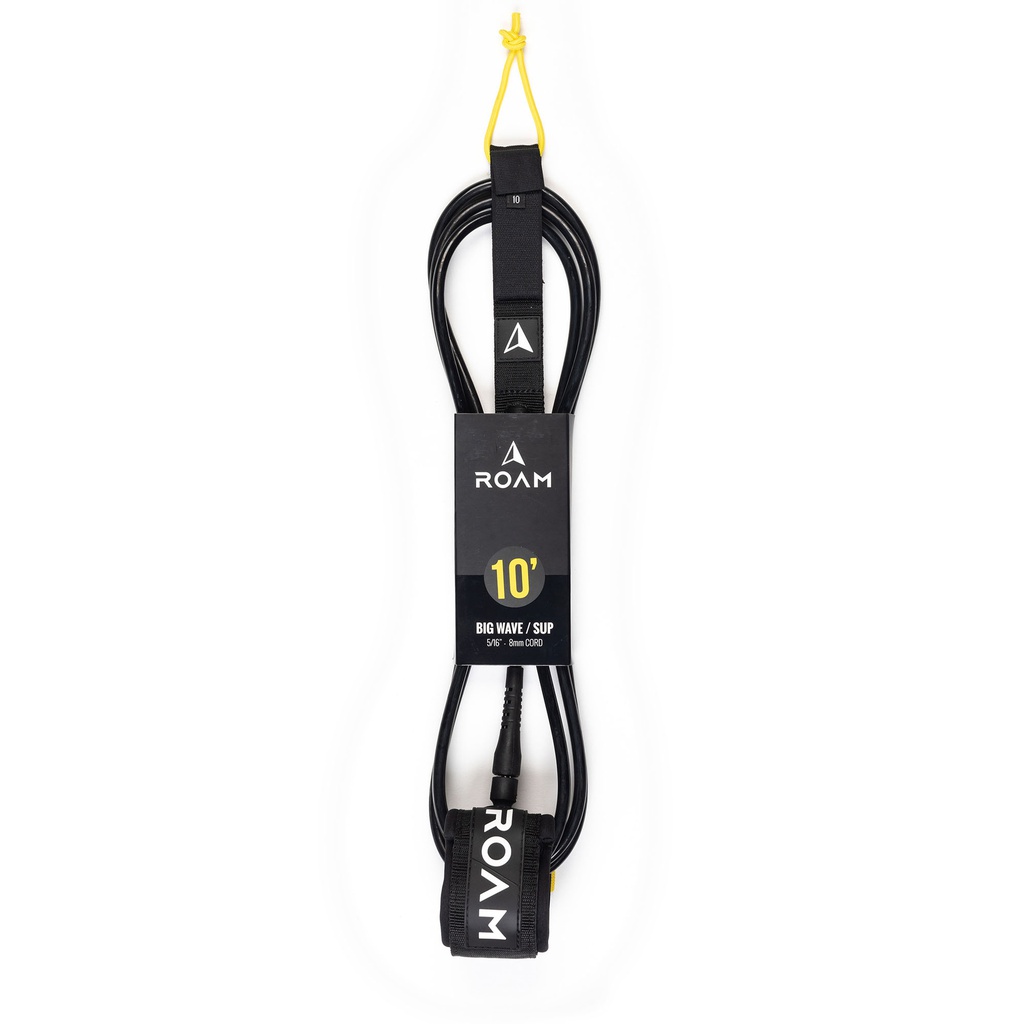 ROAM - Big Wave/SUP Leash 10'  - Black