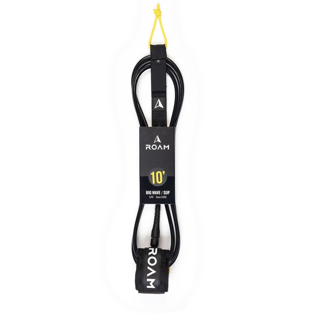ROAM - Big Wave/SUP Leash 10'  - Black