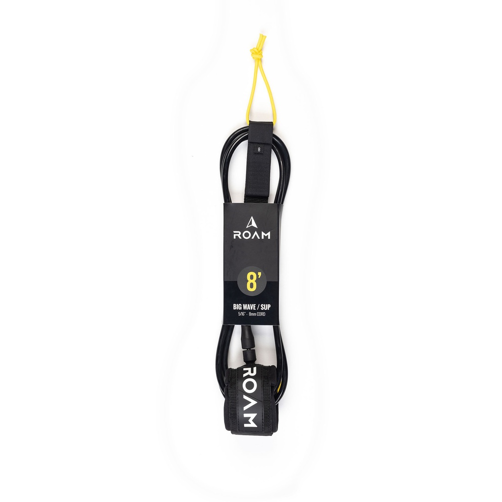 ROAM - Big Wave/SUP Leash 8' - Black