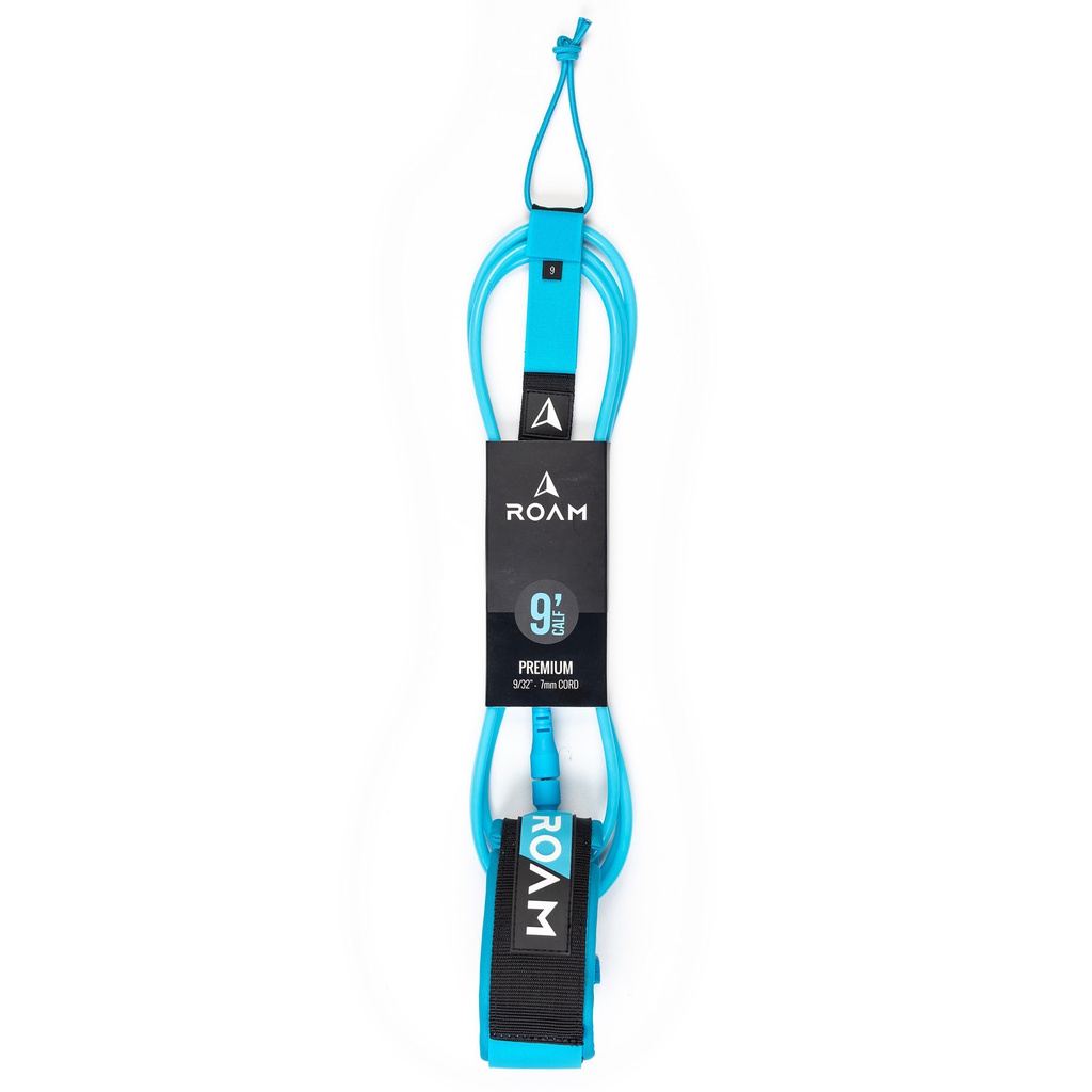 ROAM - Premium Calf Leash 9' - Blue