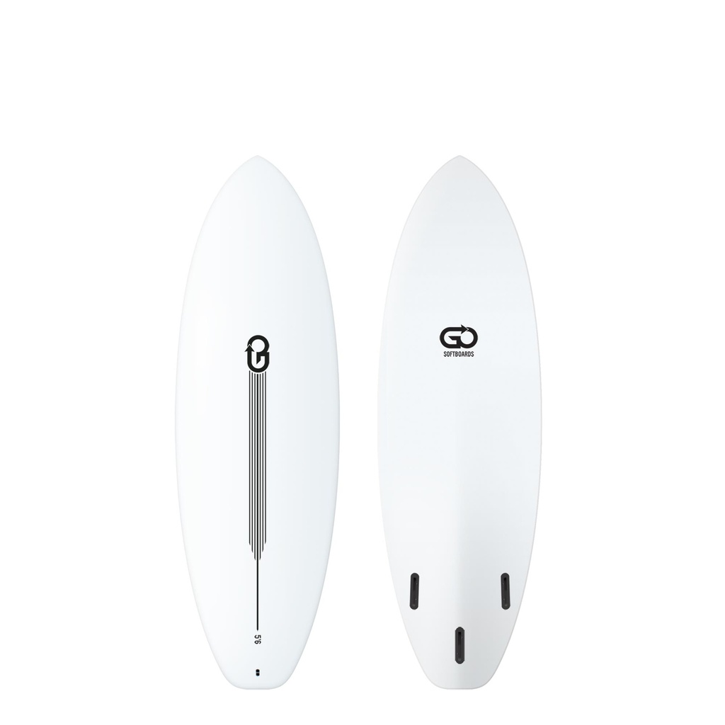 GO Softboard 5'6 - Surf Range - White