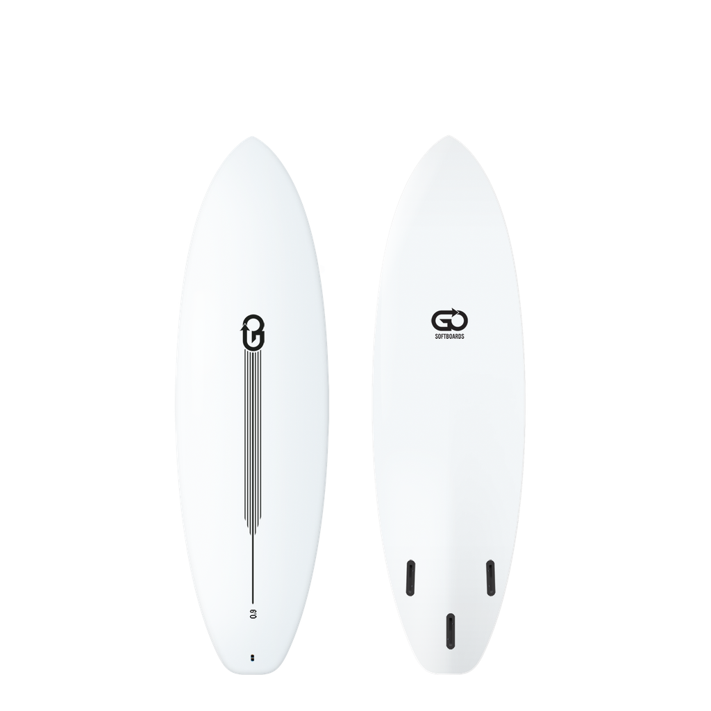 GO Softboards - Surf Range 6'0 - White 