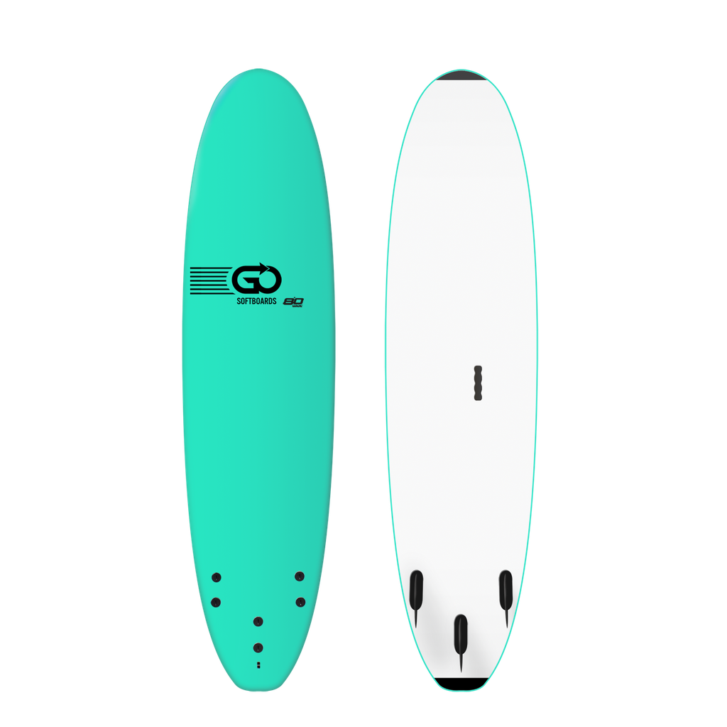 GO Softboard 8'0 - School Wide - Green 