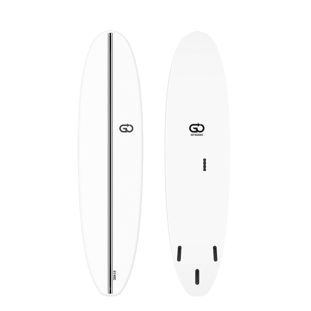 GO Softboards - Surf Wide Range 8'0 - White 