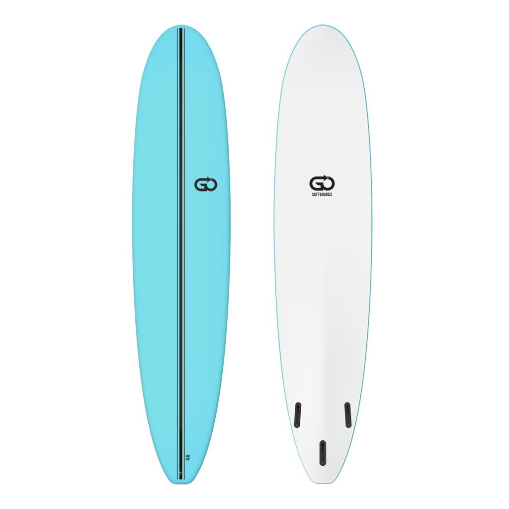 GO Softboard 9'0 - Surf Range - Light Blue 
