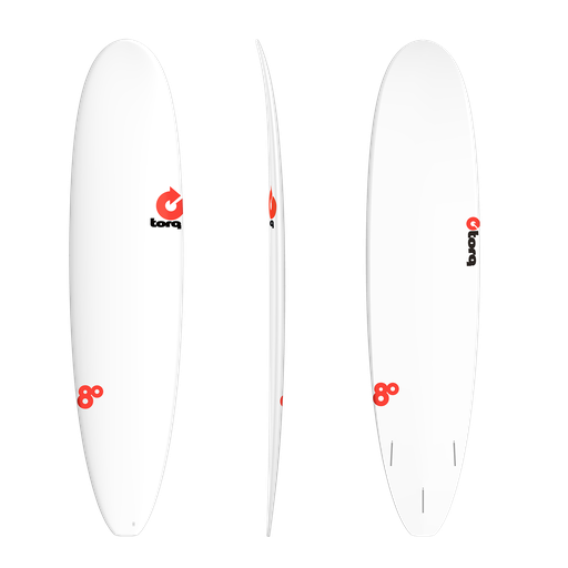 Torq - Longboard 8'0 - TET - Rental - White 