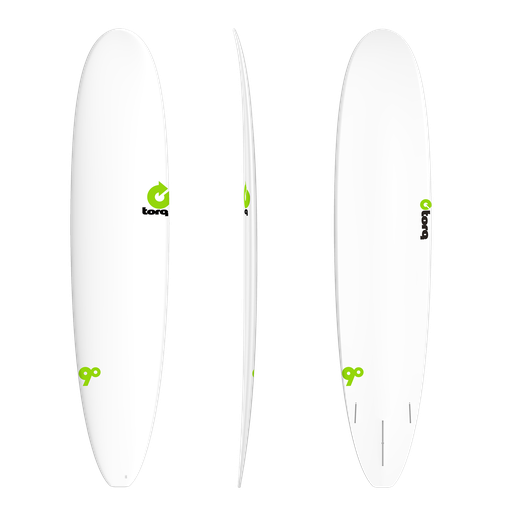 Torq - Longboard 9'0 - TET - Rental - White 