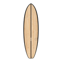 Torq - Bigboy 23 6'10 - ACT - Bamboo + Black Rails