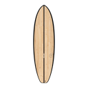 Torq - Bigboy 23 7'2 - ACT - Bamboo + Black Rails