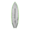 Torq - Go-Kart 5'10 - ACT - Brushed Gray + Green Rails